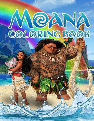 Book cover for Moana Coloring Book