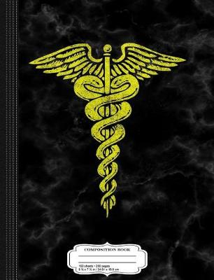 Book cover for Vintage Caduceus Composition Notebook