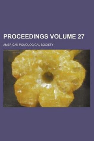 Cover of Proceedings Volume 27