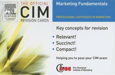 Book cover for CIM Revision Cards 05/06: Marketing Fundamentals