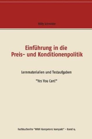 Cover of Einführung in die Preis- und Konditionenpolitik