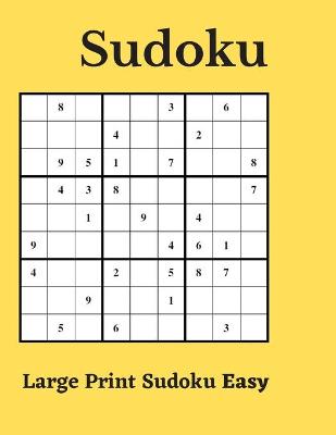 Book cover for Large Print Sudoku Easy
