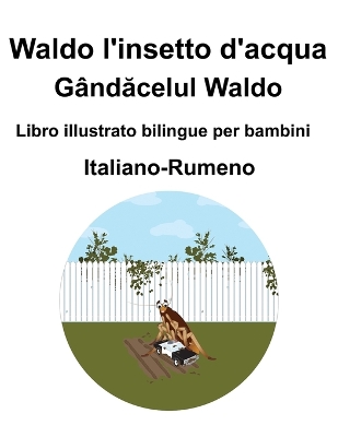 Book cover for Italiano-Rumeno Waldo l'insetto d'acqua / Gândăcelul Waldo Libro illustrato bilingue per bambini