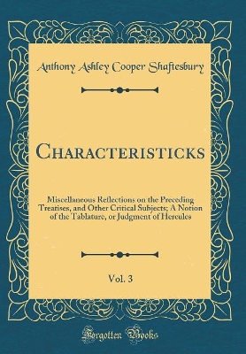 Book cover for Characteristicks, Vol. 3
