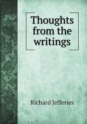 Book cover for Thoughts from the writings