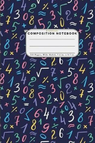 Cover of Wide Ruled Composition Notebook Pattern