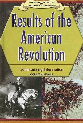 Book cover for Results of the American Revolution