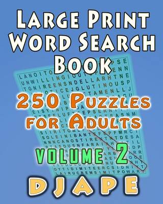 Cover of Large Print Word Search Book