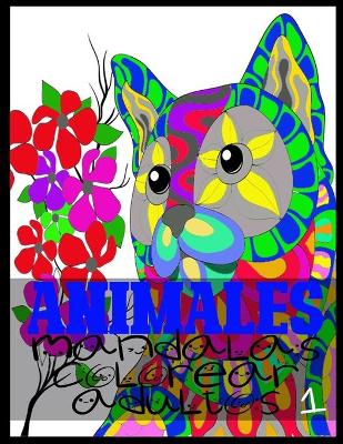 Book cover for animales mandalas colorear adultos 1