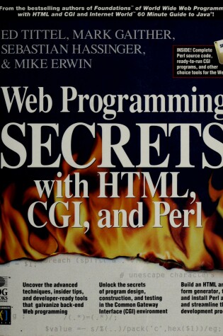 Cover of Web Programming Secrets with VRML, HTML, CGI and PERL 5