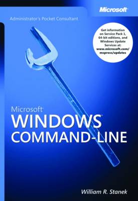Book cover for Microsoft Windows Command-line Administrators Pocket Consultant