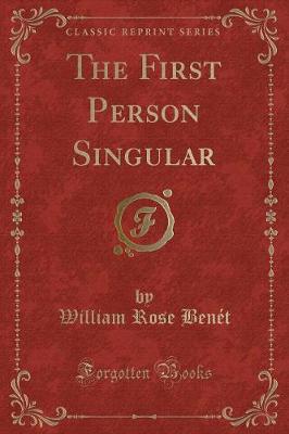 Book cover for The First Person Singular (Classic Reprint)