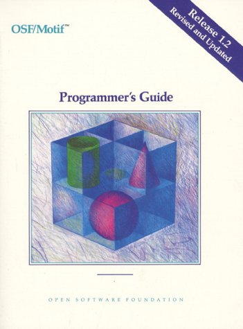 Book cover for OSF/MOTIF Programmer's Guide Release 1.2