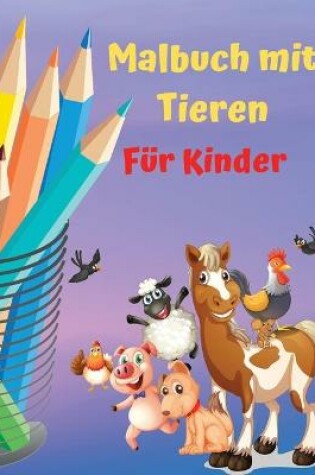 Cover of Malbuch mit Tieren für Kinder