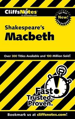 Book cover for Cliffsnotes Shakespeare's Macbeth