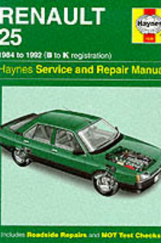 Cover of Renault 25 Service Repair Manual