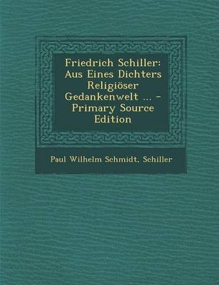 Book cover for Friedrich Schiller