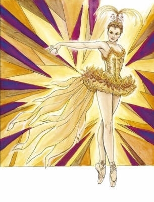 Book cover for Ballet Costumes Coloring Book