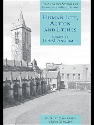 Book cover for Human Life, Action, and Ethics