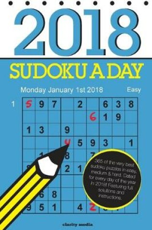 Cover of Sudoku a Day 2018