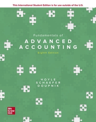 Book cover for ISE Fundamentals of Advanced Accounting