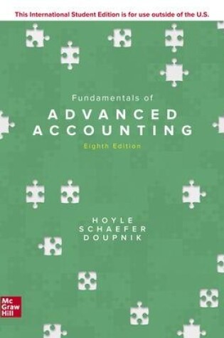 Cover of ISE Fundamentals of Advanced Accounting