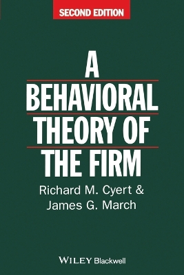 Book cover for Behavioral Theory of the Firm