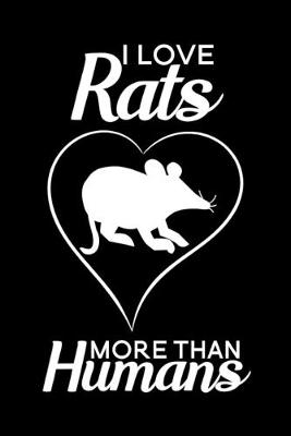 Book cover for I love Rats more than humans