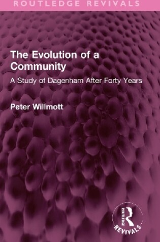 Cover of The Evolution of a Community