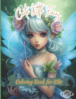 Book cover for Cute Little Fairy Coloring Book for Kids