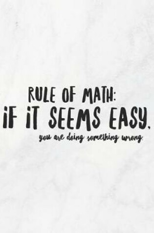 Cover of Rule of Math