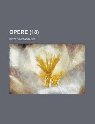 Book cover for Opere (18)