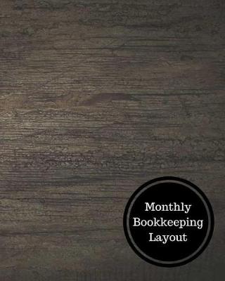 Book cover for Monthly Bookkeeping Layout