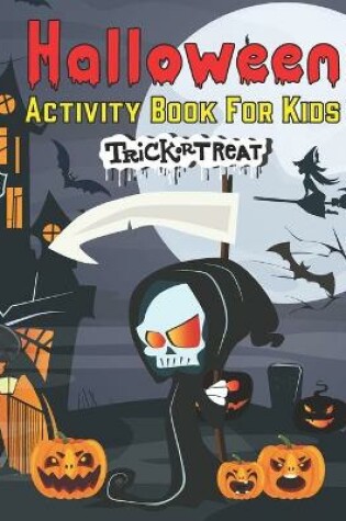 Cover of Halloween Activity Book For Kids