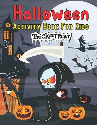 Book cover for Halloween Activity Book For Kids