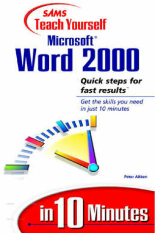 Cover of Sams Teach Yourself Microsoft Word 2000 in 10 Minutes