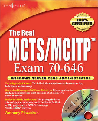 Book cover for The Real MCTS/MCITP Exam 70-646 Prep Kit