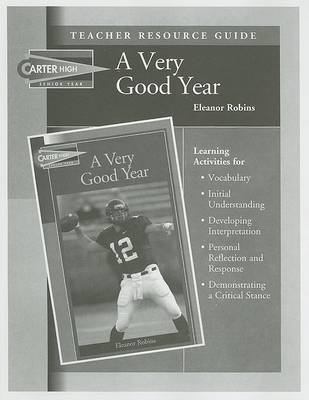 Cover of A Very Good Year Teacher Resource Guide