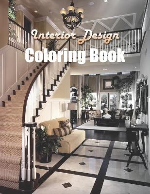 Book cover for Interior Design Coloring Book