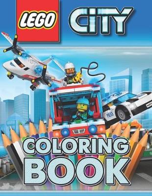 Book cover for LEGO City Coloring Book
