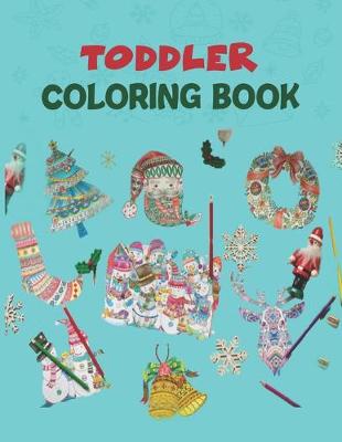 Book cover for Toddler Coloring Book.