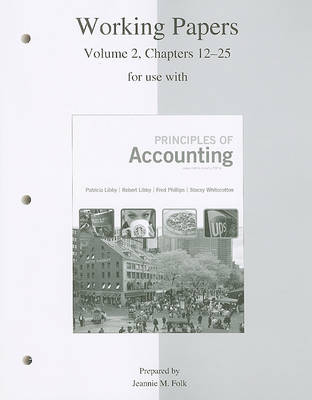 Book cover for Principles of Accounting Working Papers, Volume 2