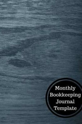 Cover of Monthly Bookkeeping Journal Template