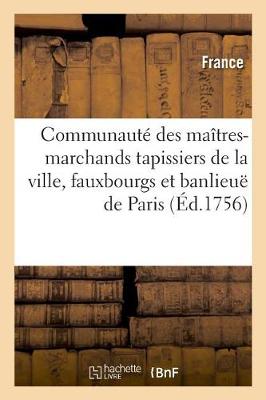 Book cover for Nouveau Recueil Des Statuts Et Règlemens Du Corps Et Communauté Des Maîtres-Marchands