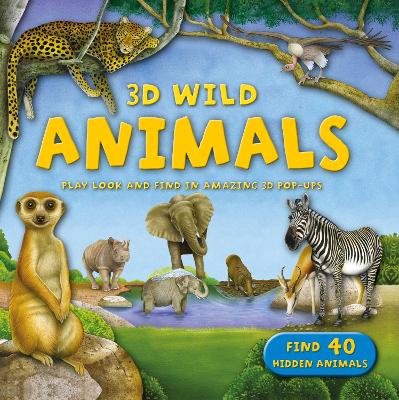 Book cover for 3D Wild: Animals