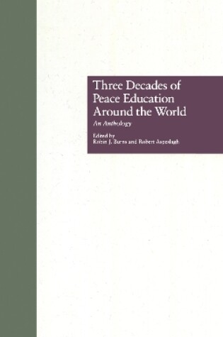 Cover of Three Decades of Peace Education around the World