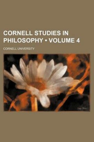 Cover of Cornell Studies in Philosophy (Volume 4)