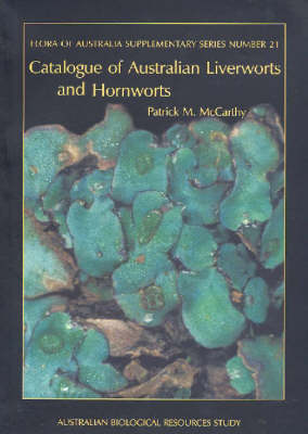 Book cover for Catalogue of Australian Liverworts and Hornworts