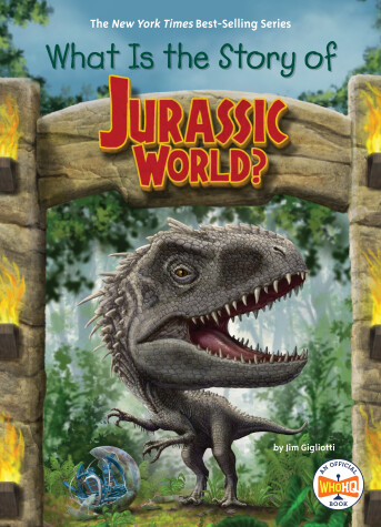 Book cover for What Is the Story of Jurassic World?