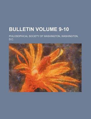 Book cover for Bulletin Volume 9-10